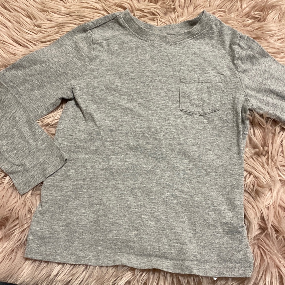 Boys Grey Long Sleeve